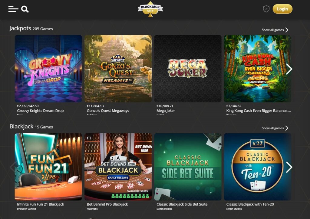 Blackjack City Casino Review and Bonuses