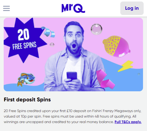 MR Q Casino Bonus Code