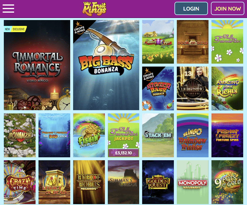 Fruitkings Casino Offers