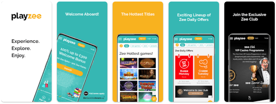 PlayZee Mobile Casino App