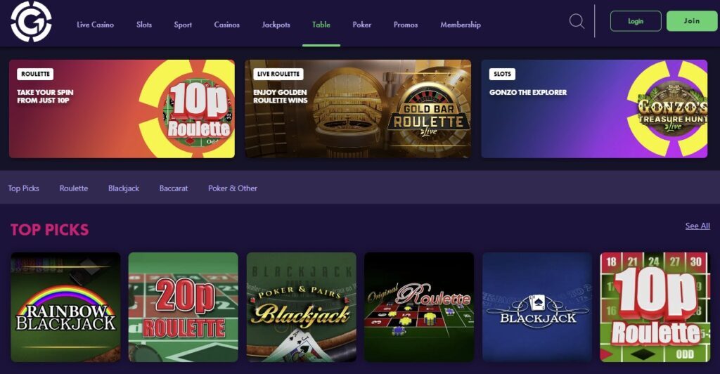 Grosvenor Casino Online Games