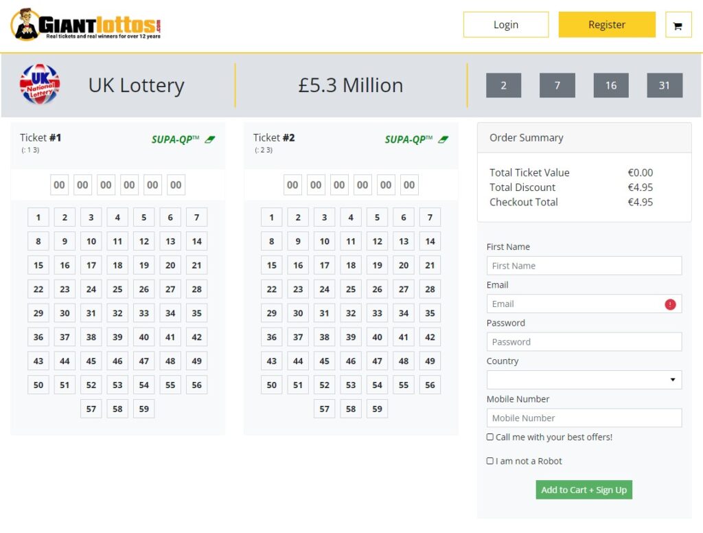 UK Online Lottery