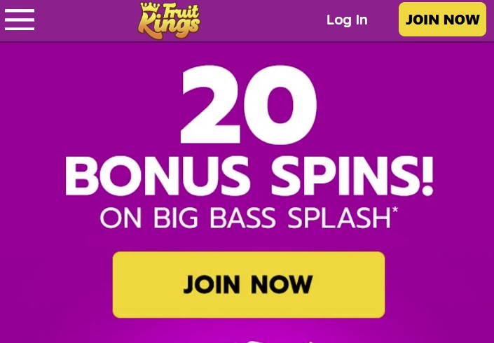 FruitKings casino UK Bonus