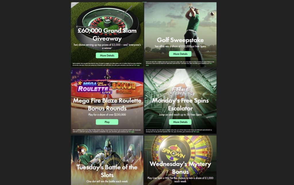 bet365 casino promotions