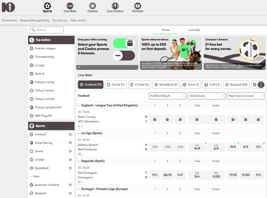 10bet UK casino and betting site