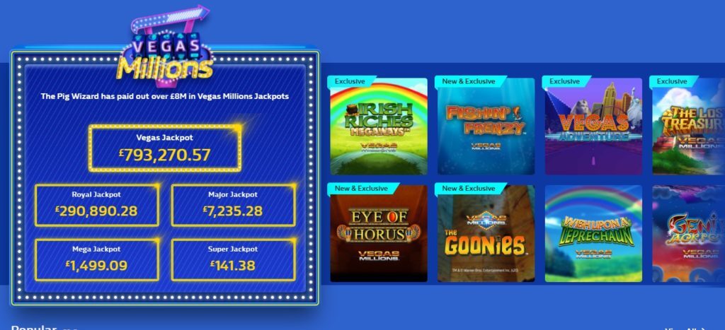 William Hill Vegas Offers