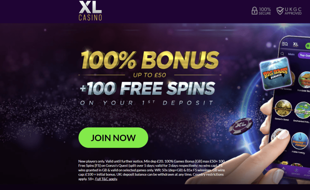 XL casino promo code