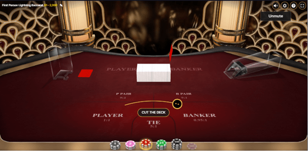 online baccarat at UK casino site