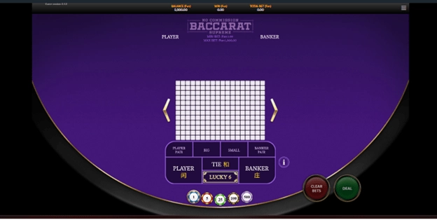 baccarat online games