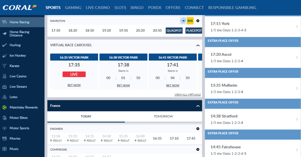Coral Horse Betting