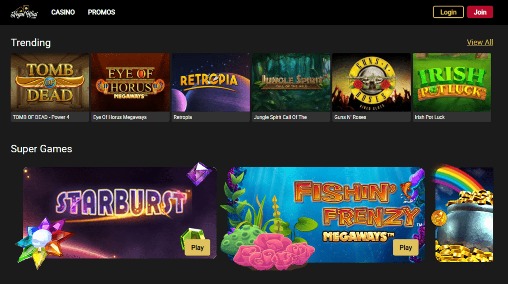 Regal Wins Casino UK