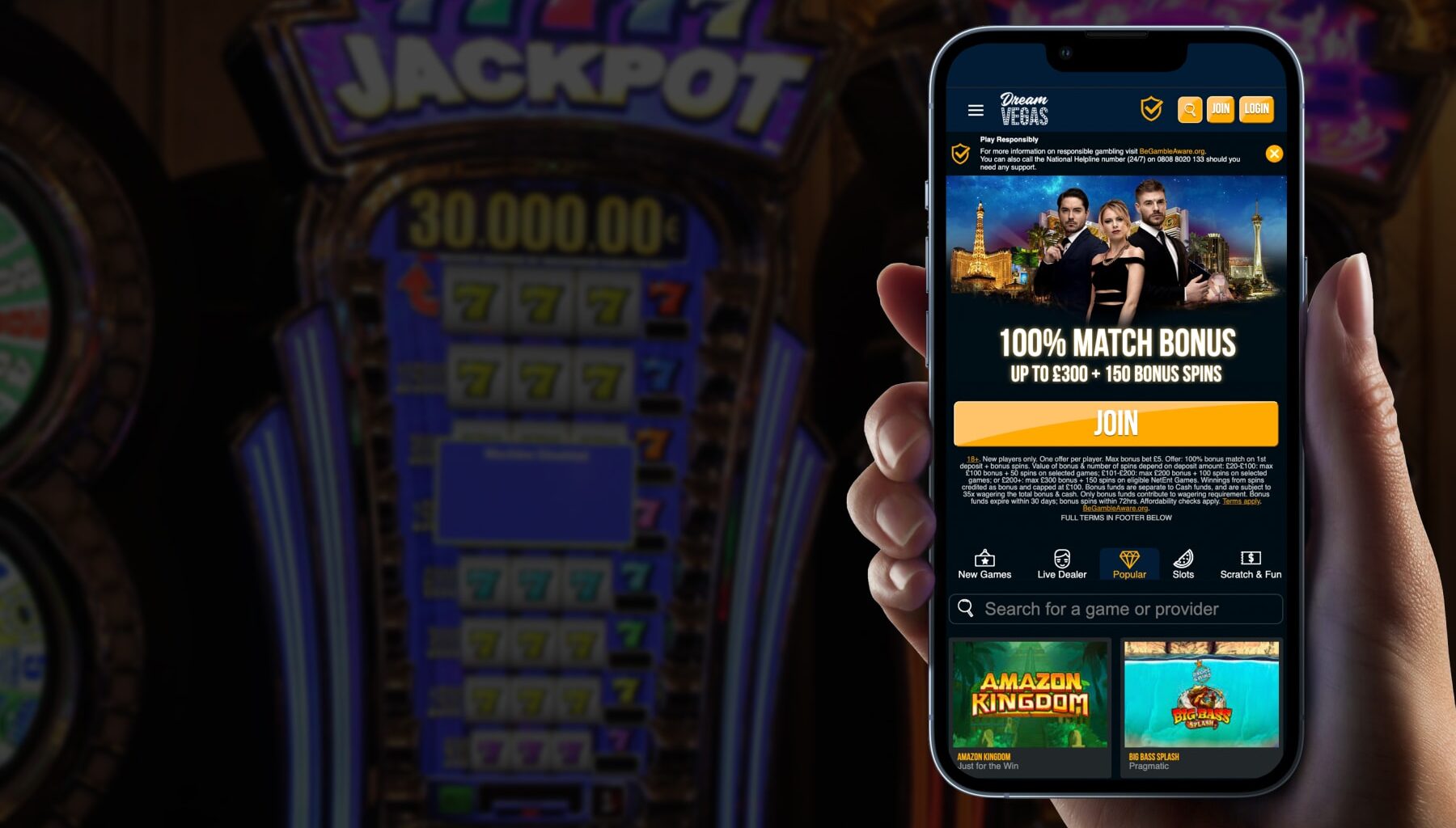 Dream Vegas UK Promo