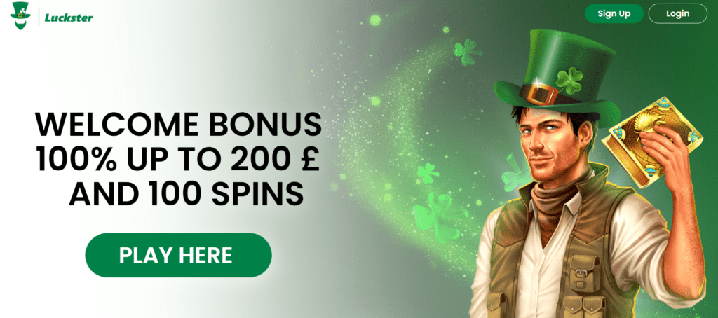 Luckster welcome bonus 2024