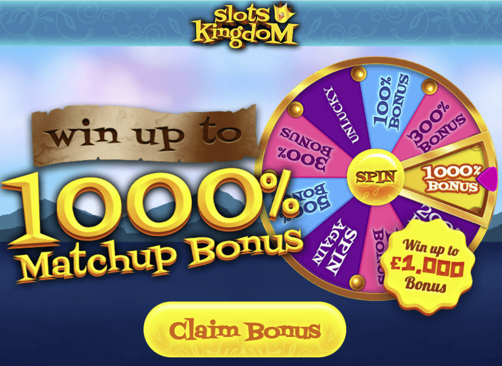 Slots Kingdom Welcome Offer and Bonuses