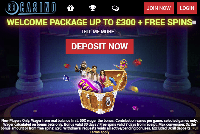 BB Casino Welcome Offer