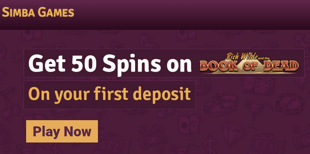 Simba Games Casino Coupon Code and Welcome Offer