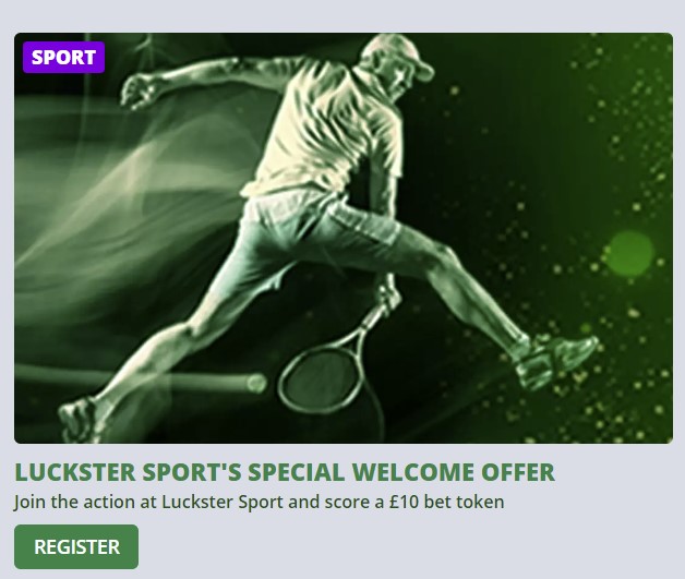 Luckster Sports UK sign up bonus