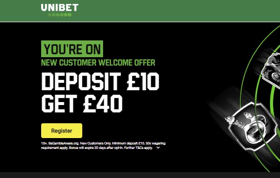Unibet Casino Bonus Code Offer for UK 