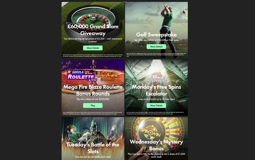 bet365 casino promotions