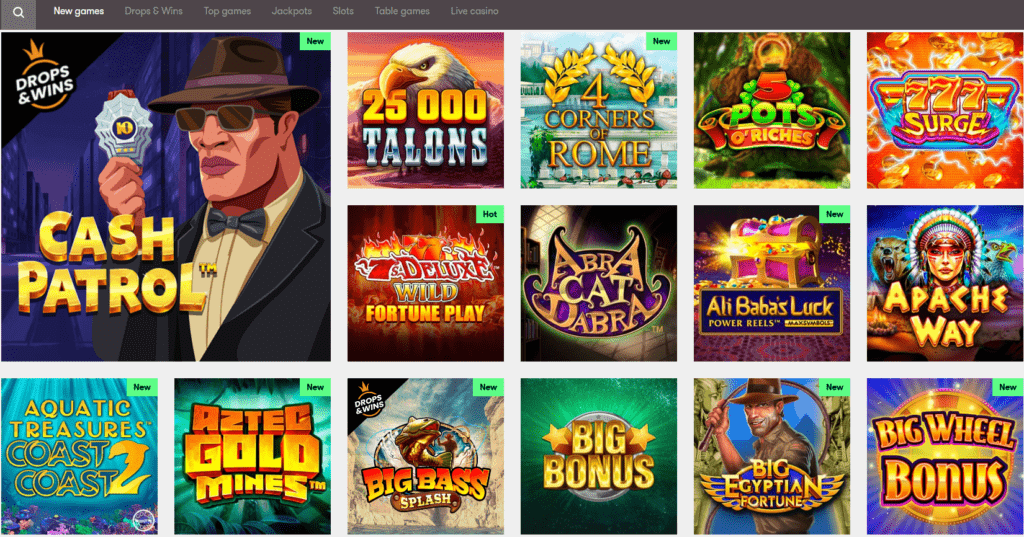 10bet casino games