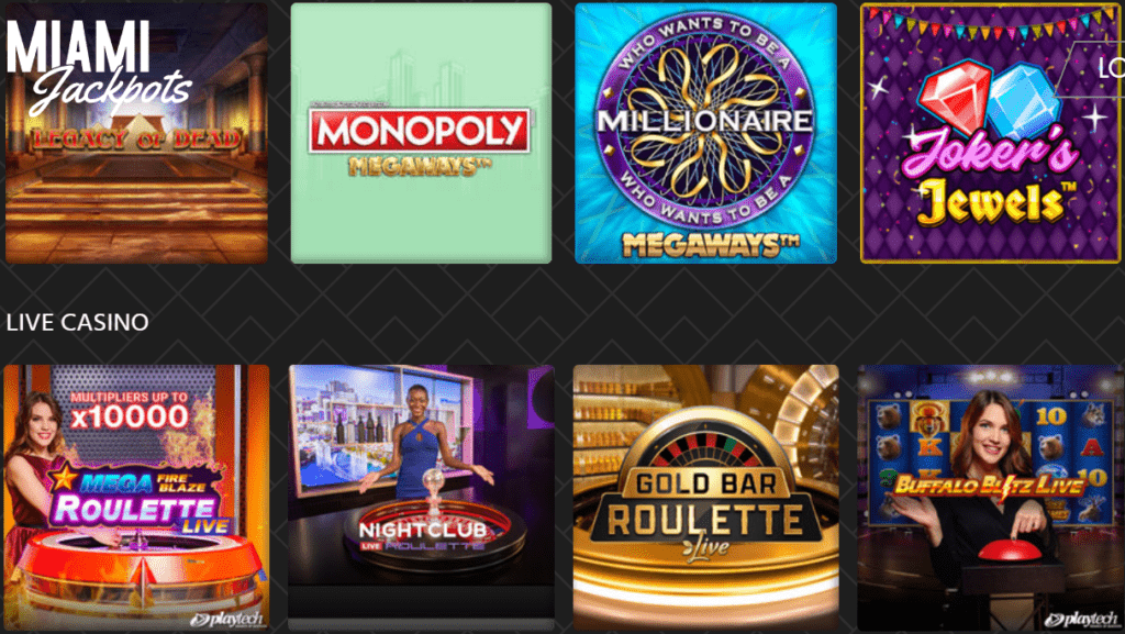 Miami Jackpots Games and Slots