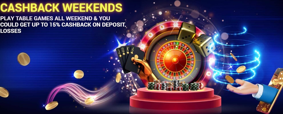 Cashback casino offer UK