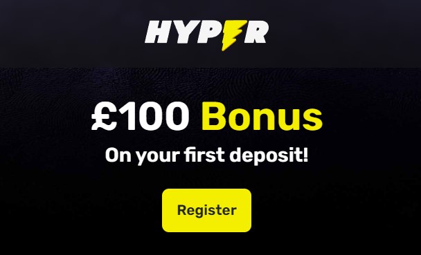 Hyper Casino Welcome Bonus UK
