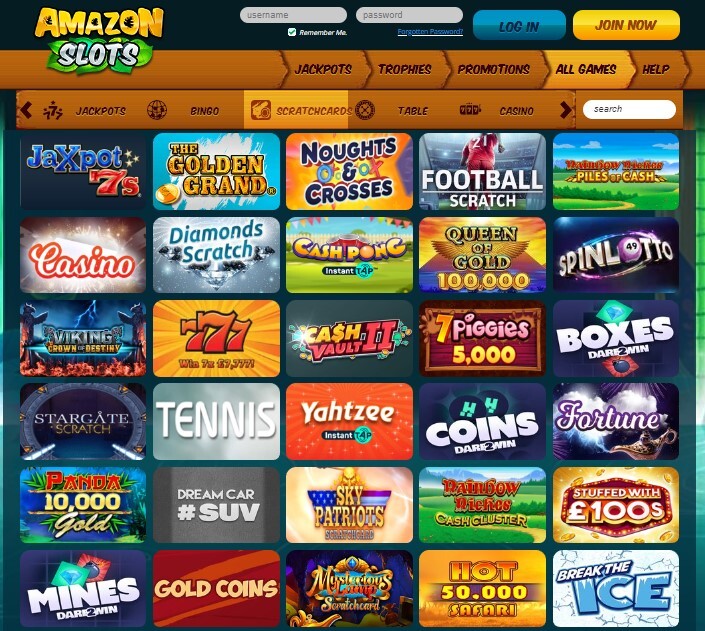ScratchCards Games at UK Casinos