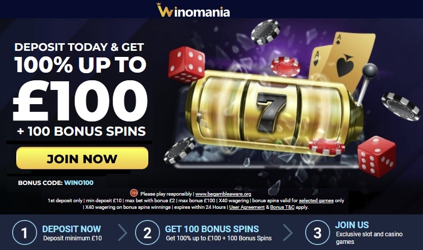 Winomania Casino Bonus Code