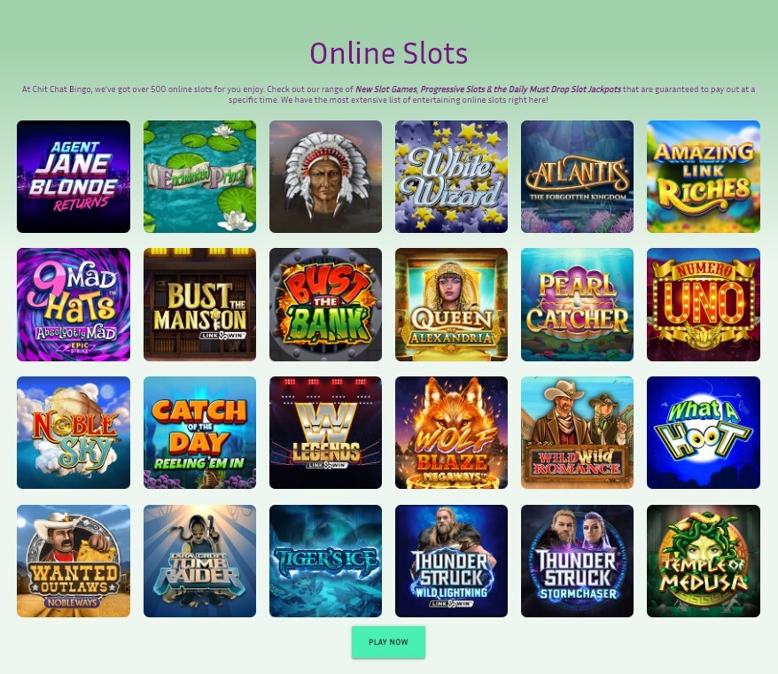 Chit Chat Bingo Casino Slots