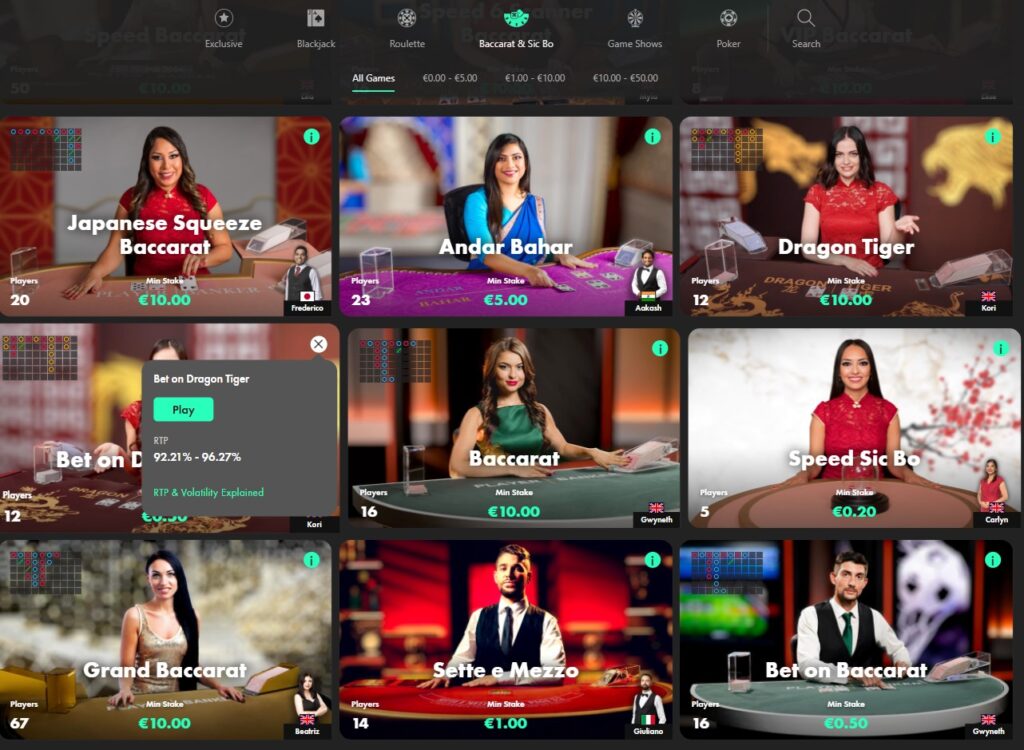 UK Best Live Dealer Online Casinos