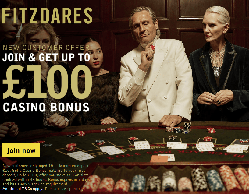 Fitzdares Casino Bonus