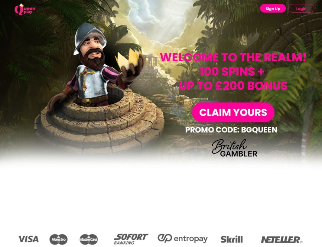 QueenPlay Casino Bonus Code