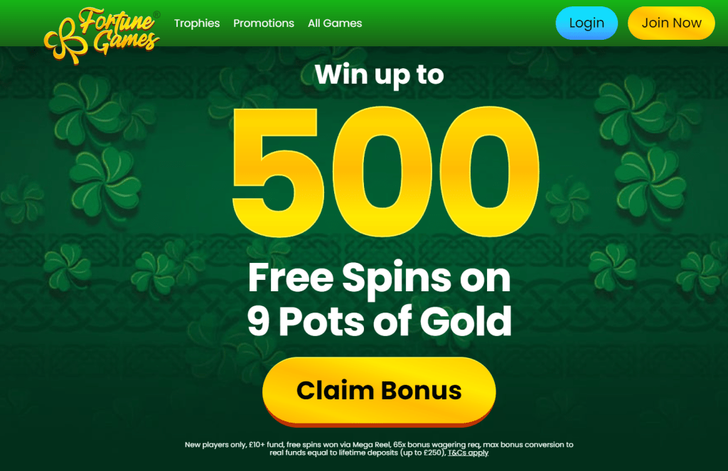 Fortune Games Casino Bonus