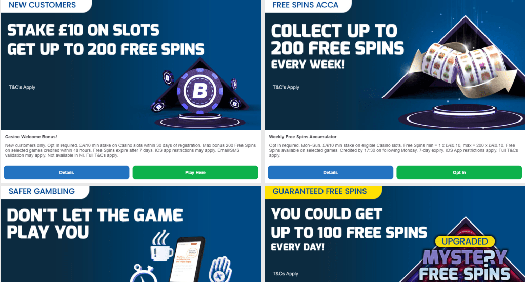 betfred casino promotions