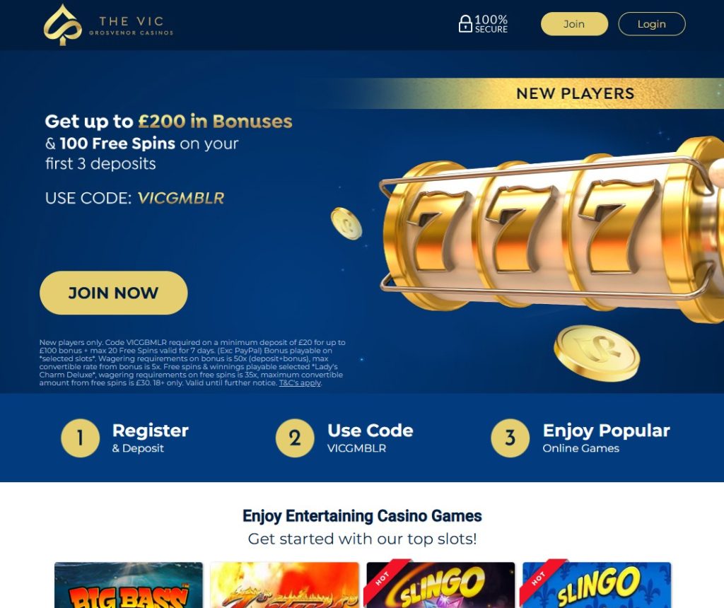 The Vic Welcome Bonus