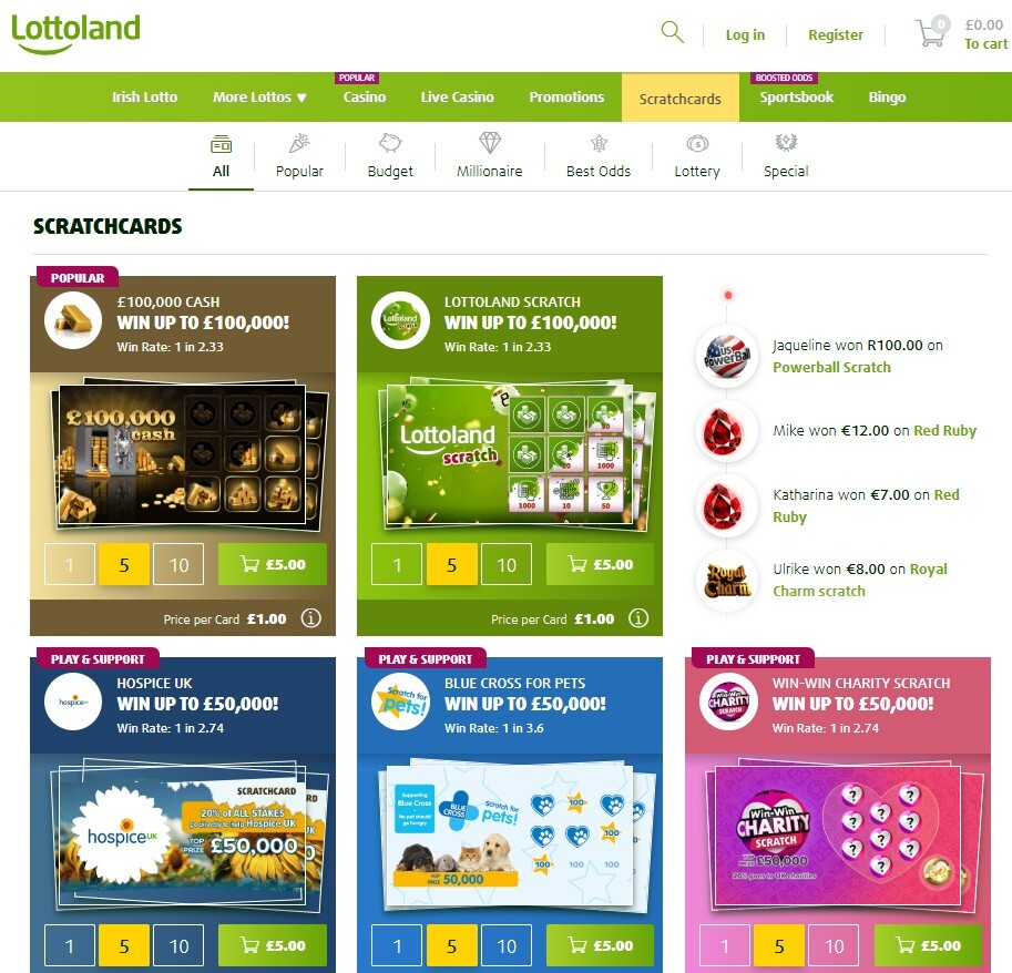 The Best Scratch cards online casino UK