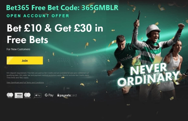 bet365 free bet offer UK