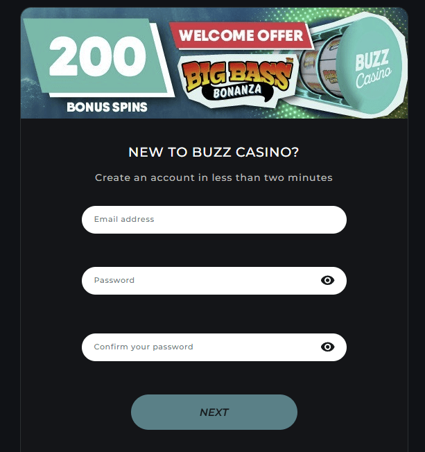 Buzz Casino Sign up Bonus UK