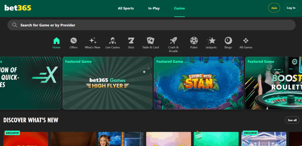 Best Gaming Brand - bet365 Casino