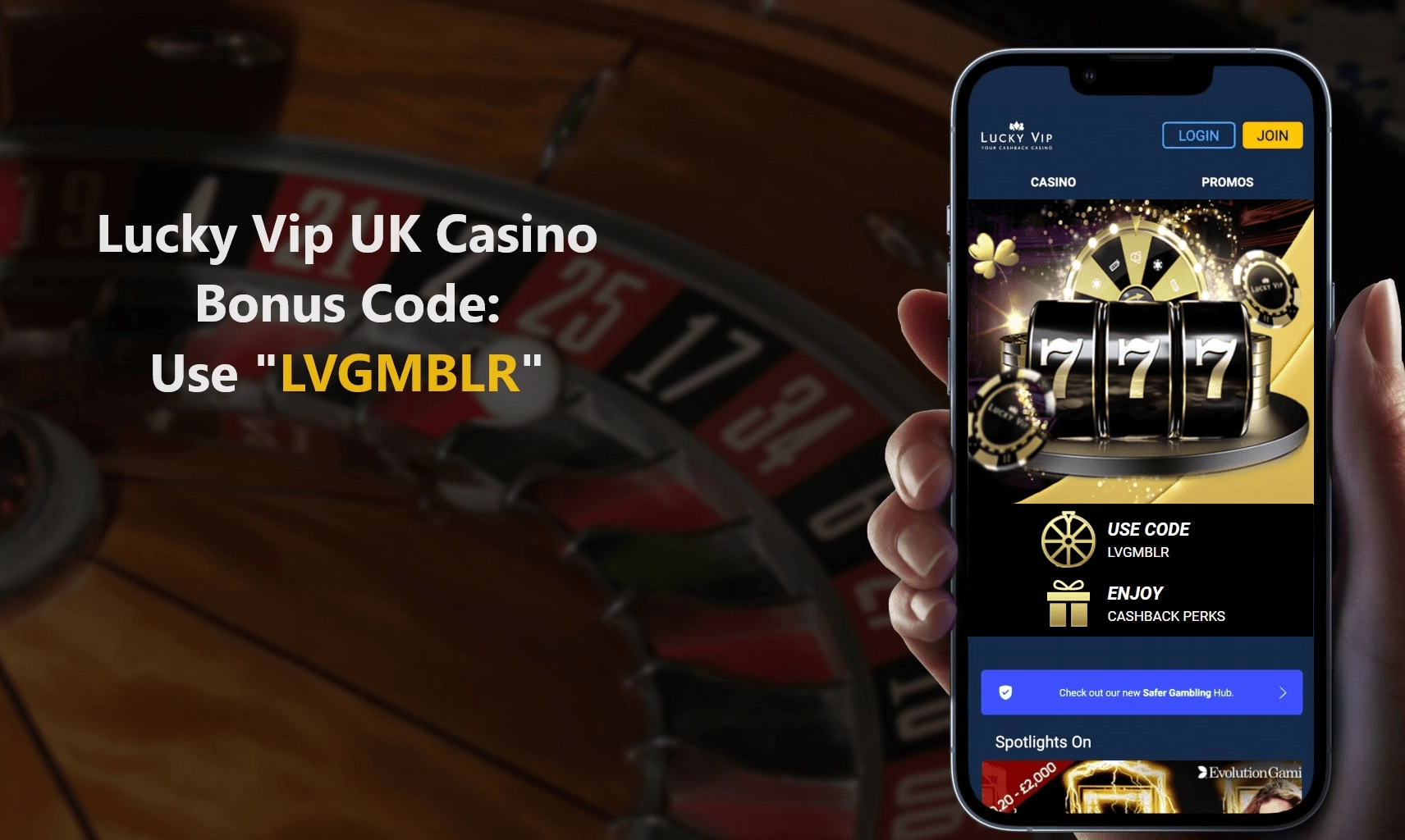 Lucky Vip UK Casino Bonus Code