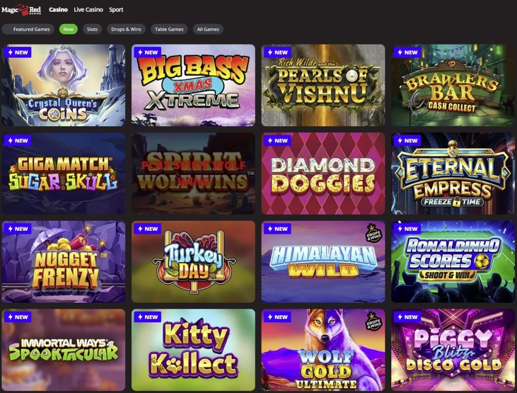Magic red casino new slots