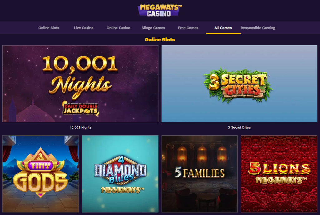 Megaways Online Casino Promotions and Slots