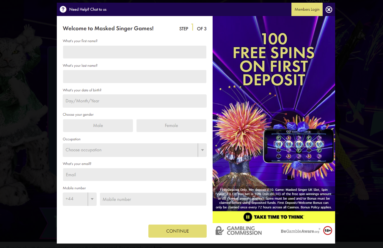 Masked Singer Games Bonus Code How to Claim Your Free Spins