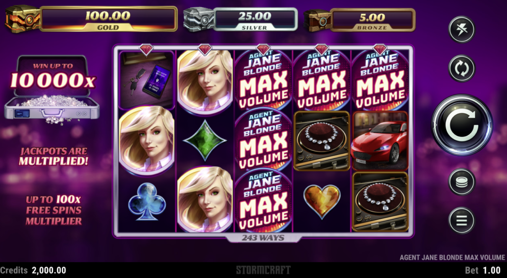 New slot Agent Jane Blonde