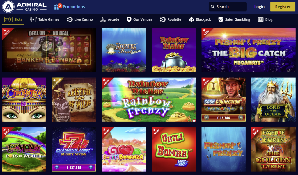 Admiral Casino Online Review & Bonus - British Gambler