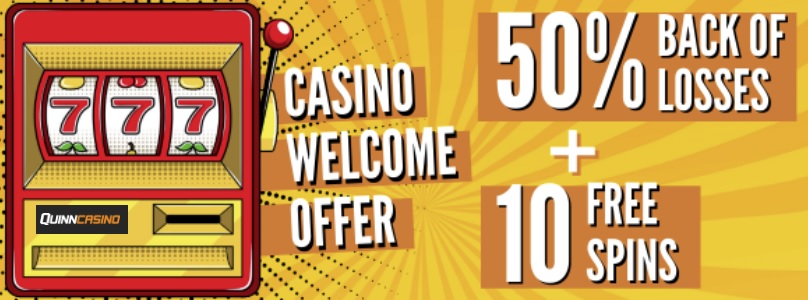 QuinnCasino Welcome Bonus UK