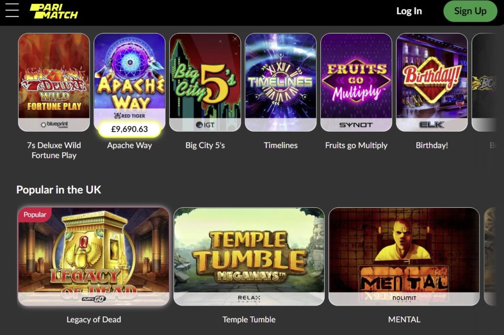 Parimatch Casino Review