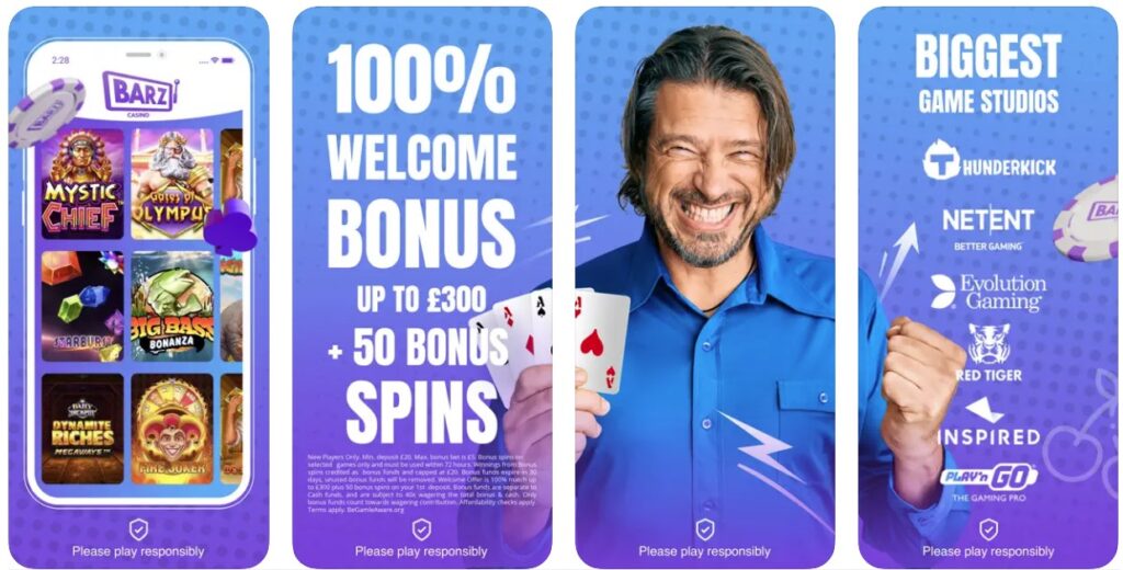 Barz Casino App for iOS