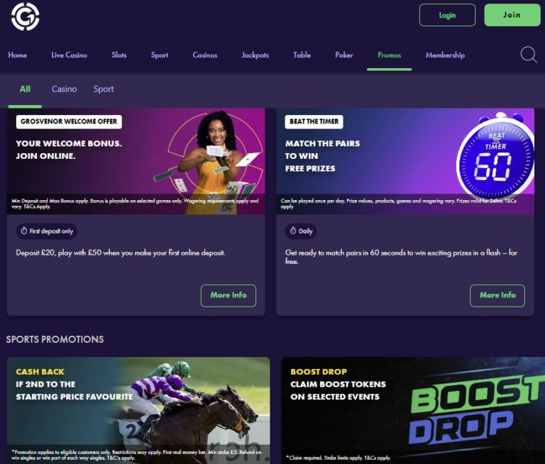 The Grosvenor Promo Code & Review 2023 British Gambler